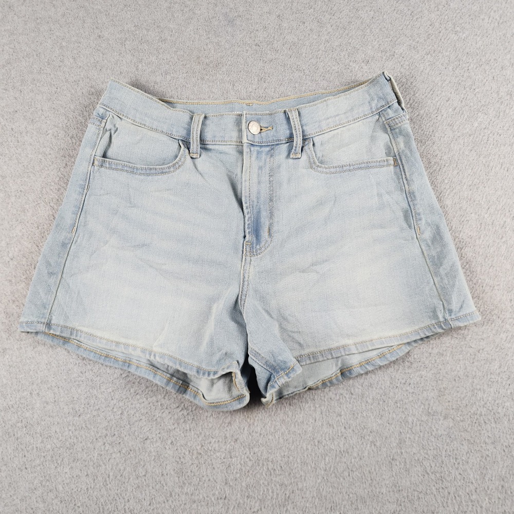 Old Navy High-Rise Wow Shorts Womens 4 Light Blue Denim Stretch 5-Pocket Casual